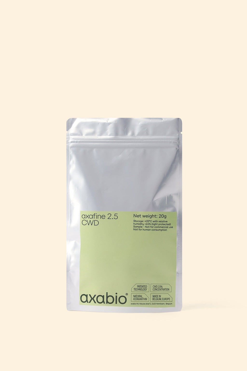 axafine 2.5 - 20 g sample